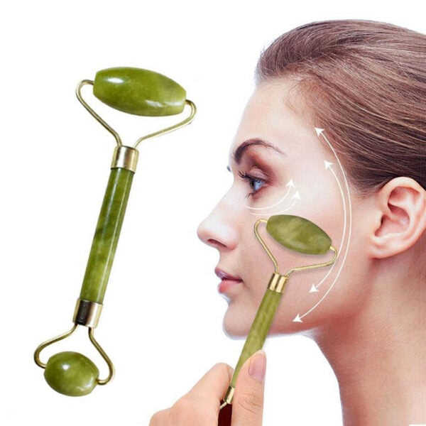 Flawless Jade Roller 2-in-1 Jade Roller & Gua Sha Set: A Must-Have for Your Skincare Routine