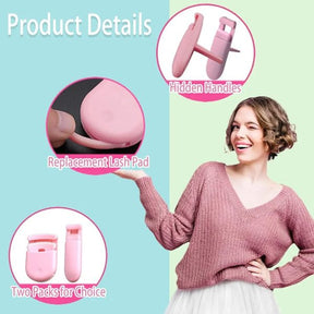 2-in-1 Eyelash Curler For All Eye Shapes – Professional Lash Curler For Natural Lift & Curl
