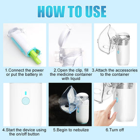 Portable Nebulizer For Asthma Inhaler Nebulizer Machine For Kids And Adults Medical Asthma Nebulizer