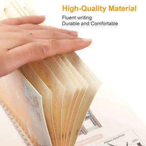 Sank Magic Practice Copybook Set Of 4 Books With Pen & Refills Reusable Handwriting Workbook Tracing Practice Book For Preschools