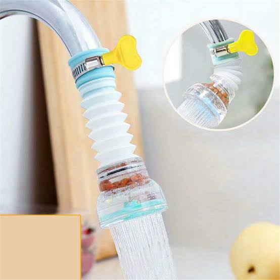 Kitchen Shower Splash Fan Faucet Water-saving Filter Tap Nozzle Extended Each ( Random Color )