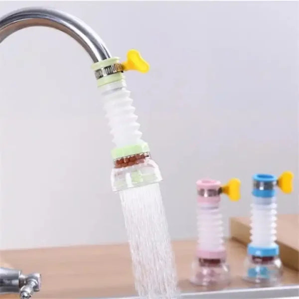 Kitchen Shower Splash Fan Faucet Water-saving Filter Tap Nozzle Extended Each ( Random Color )