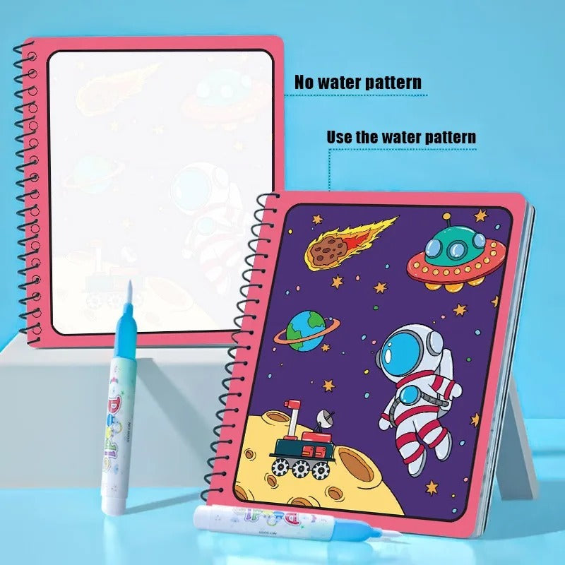 Magic Water Drawing Colouring Book pack of 3