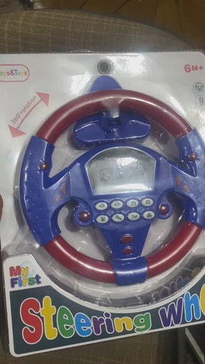 Simulation Driving Car Steering Wheel Learning Toy For Kids (random Color)